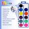 18 Pack Watercolor Paint Set for Kids, 12 Colors Watercolors Paints with Paint Brush, Kids Watercolor Paint Set for Party Favor, Classroom.